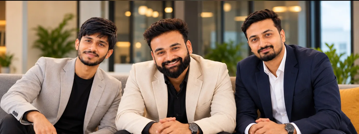 Karmashetra mentors Heeresh Sharma, Praveen Suthar, Akshay Poojari